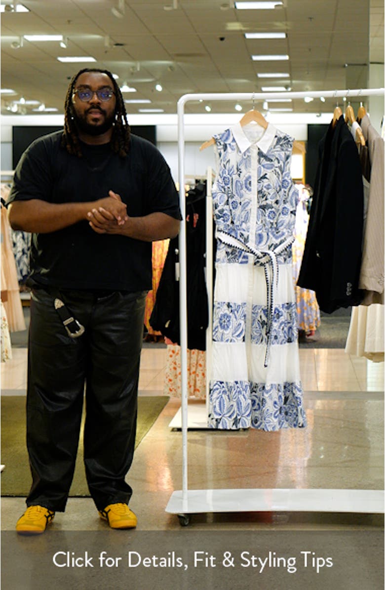 Ethena Embroidered Sleeveless Dress, sales video thumbnail