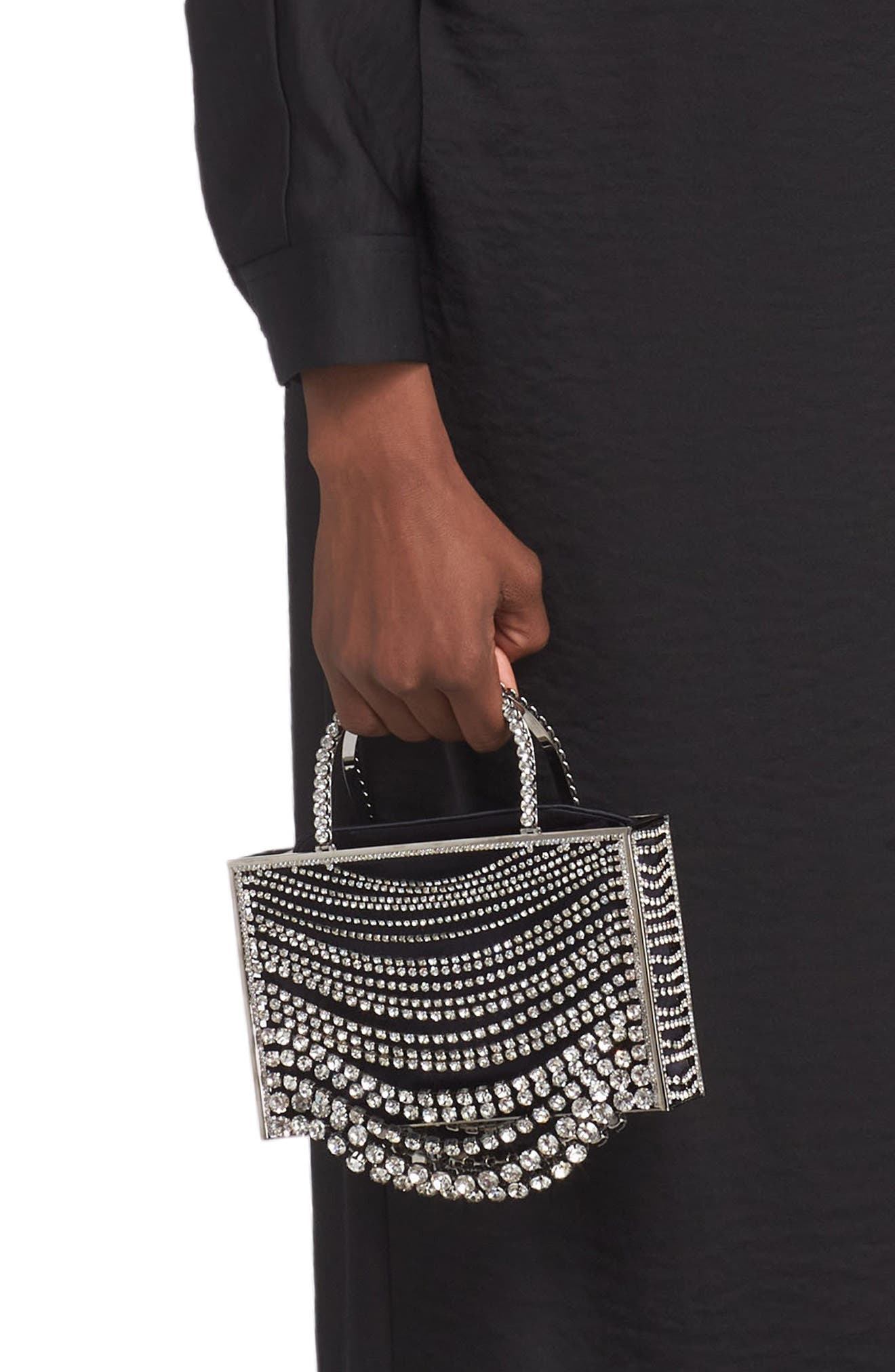 Benedetta Bruzziches Giulietta degli Spiriti Crystal Embellished Minaudière, Alternate, color, 