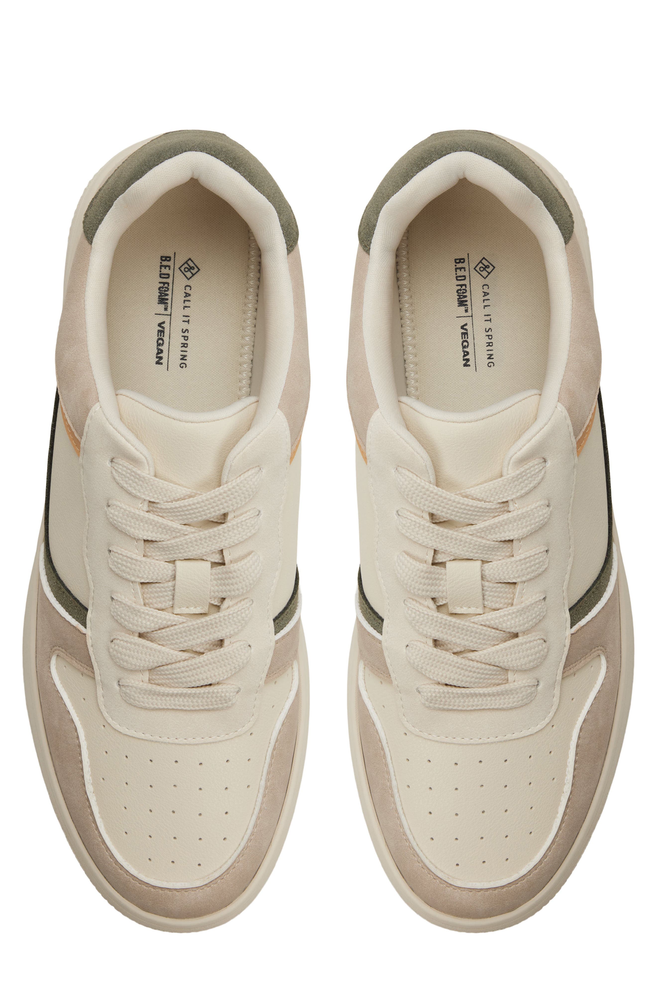 Call It Spring By Aldo Fresh Low Top Sneaker, Alternate, color, Cream