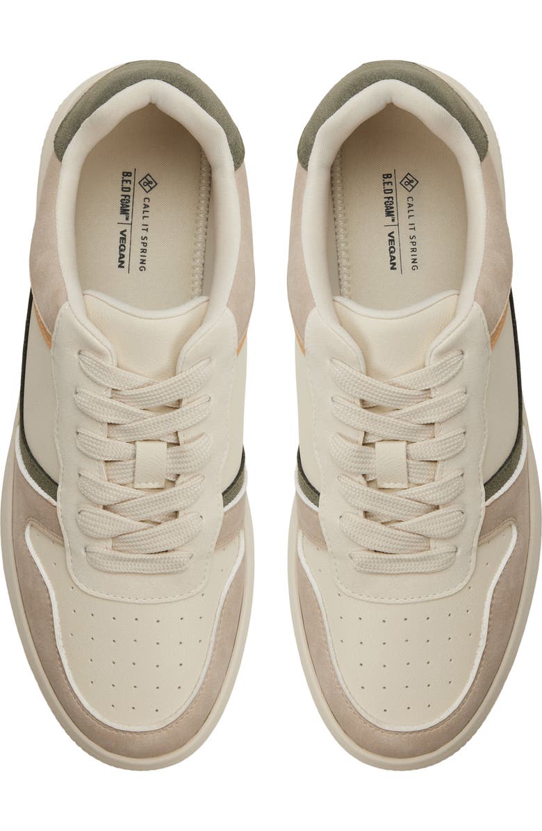 Call It Spring By Aldo Fresh Low Top Sneaker, Alternate, color, Cream