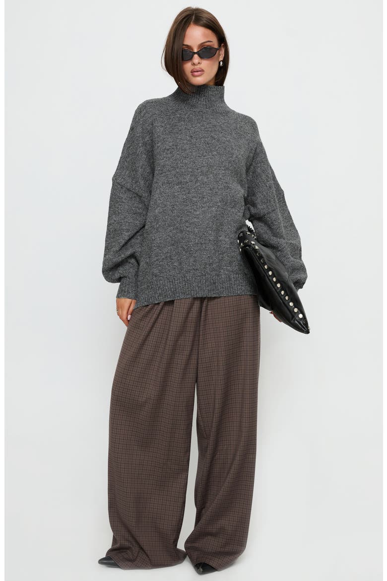 Patrizia Turtleneck Sweater, Alternate, color, GREY