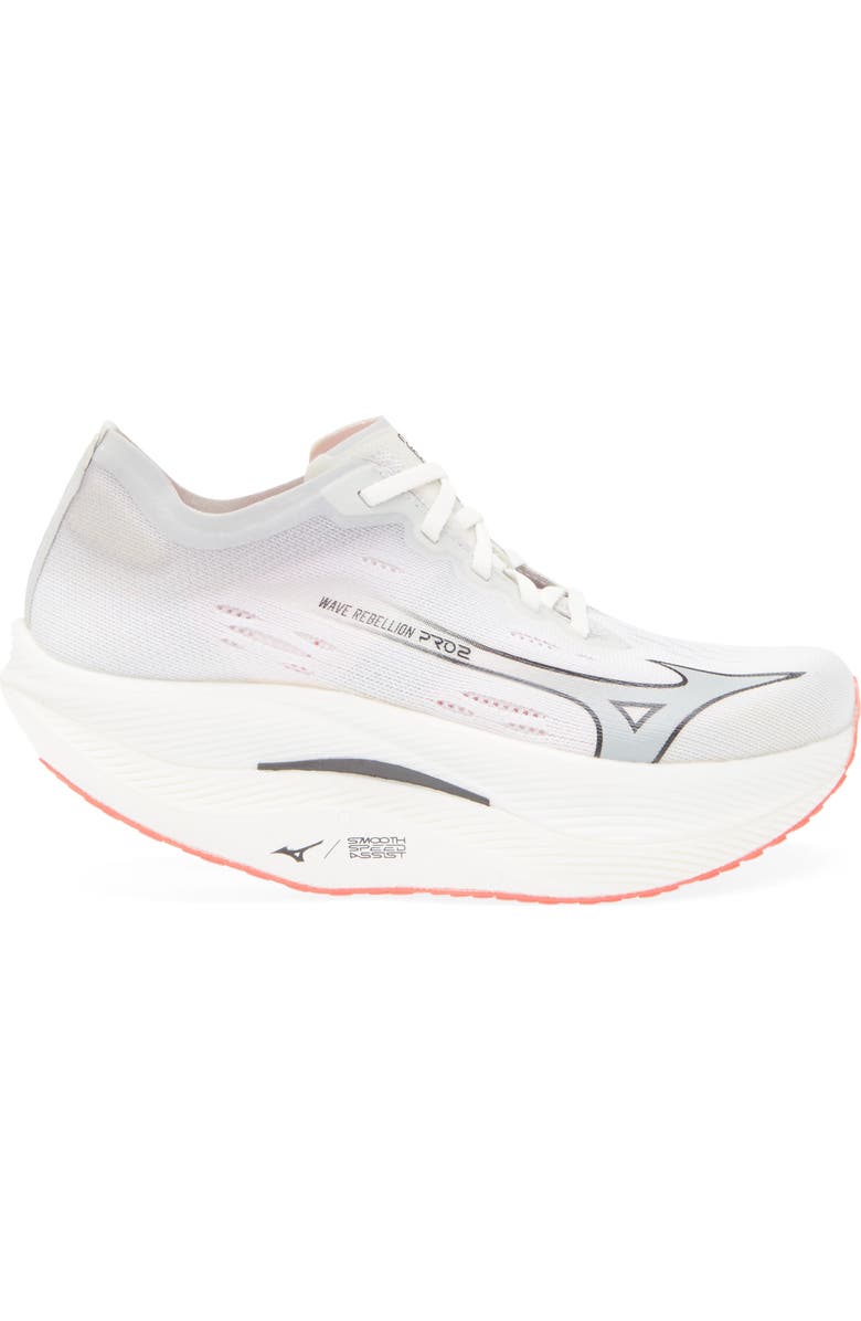 Mizuno Wave Rebellion Pro 2 Running Shoe, Alternate, color, White-Harbor Mist