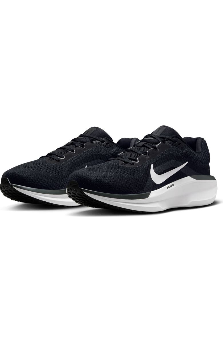 Nike Air Winflo 11 Running Shoe - Extra Wide Width, Main, color, 001 Black/White