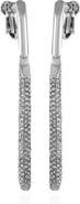 Vince Camuto Pave Bar Clip-On Earrings
