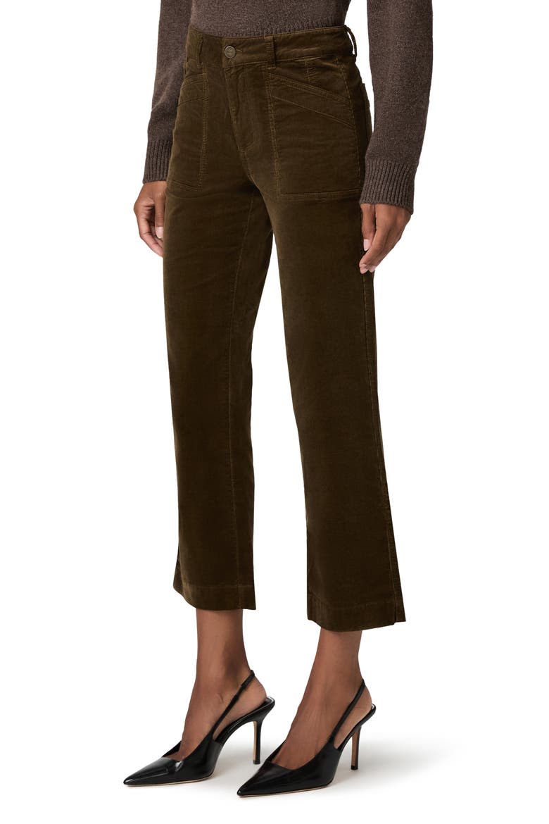 Quincy High Waist Ankle Casual Pants, Alternate, color, FERN