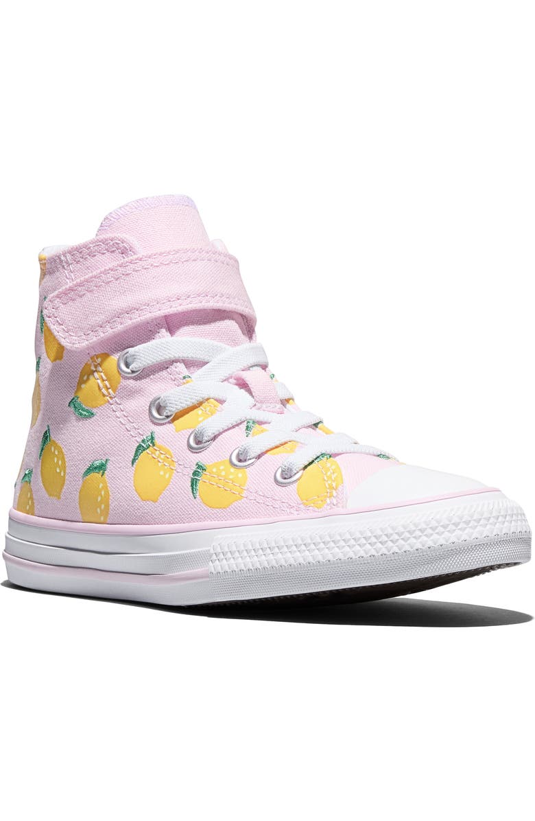 Converse Kids' Chuck Taylor All Star Easy On Canvas High Top Sneaker, Main, color, New Found Bloom/ Dandy Lion