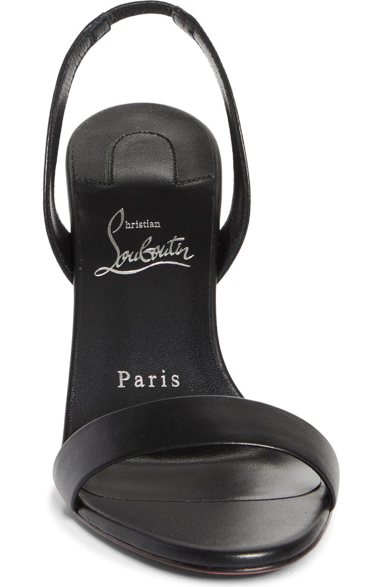 Christian Louboutin Marilyn Slingback Sandal, Alternate, color, B439 Black/ Lin Black