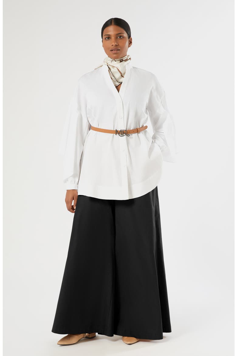 Nagoraio Cotton Poplin Tunic, Alternate, color, OPTICAL WHITE