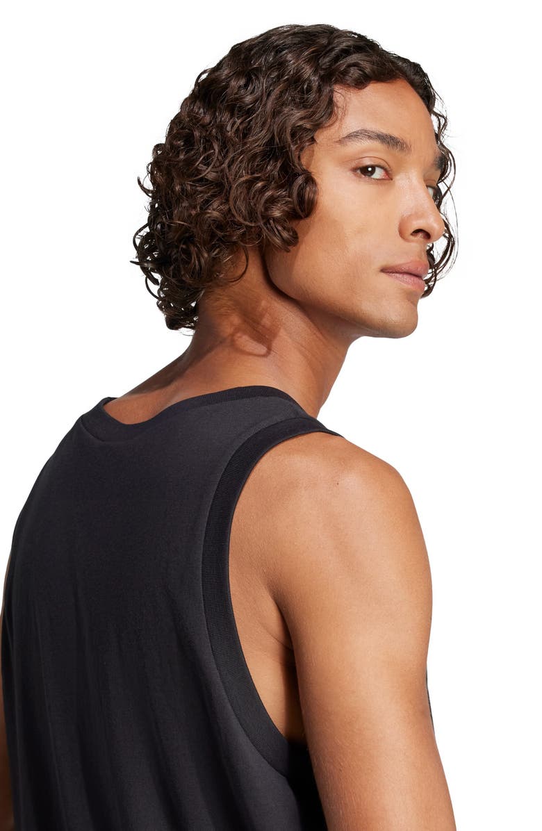 adidas Performance Tank, Alternate, color, Black/ White