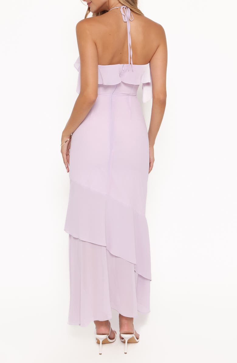 Petal & Pup Illuka Ruffle Maxi Dress, Alternate, color, Lilac