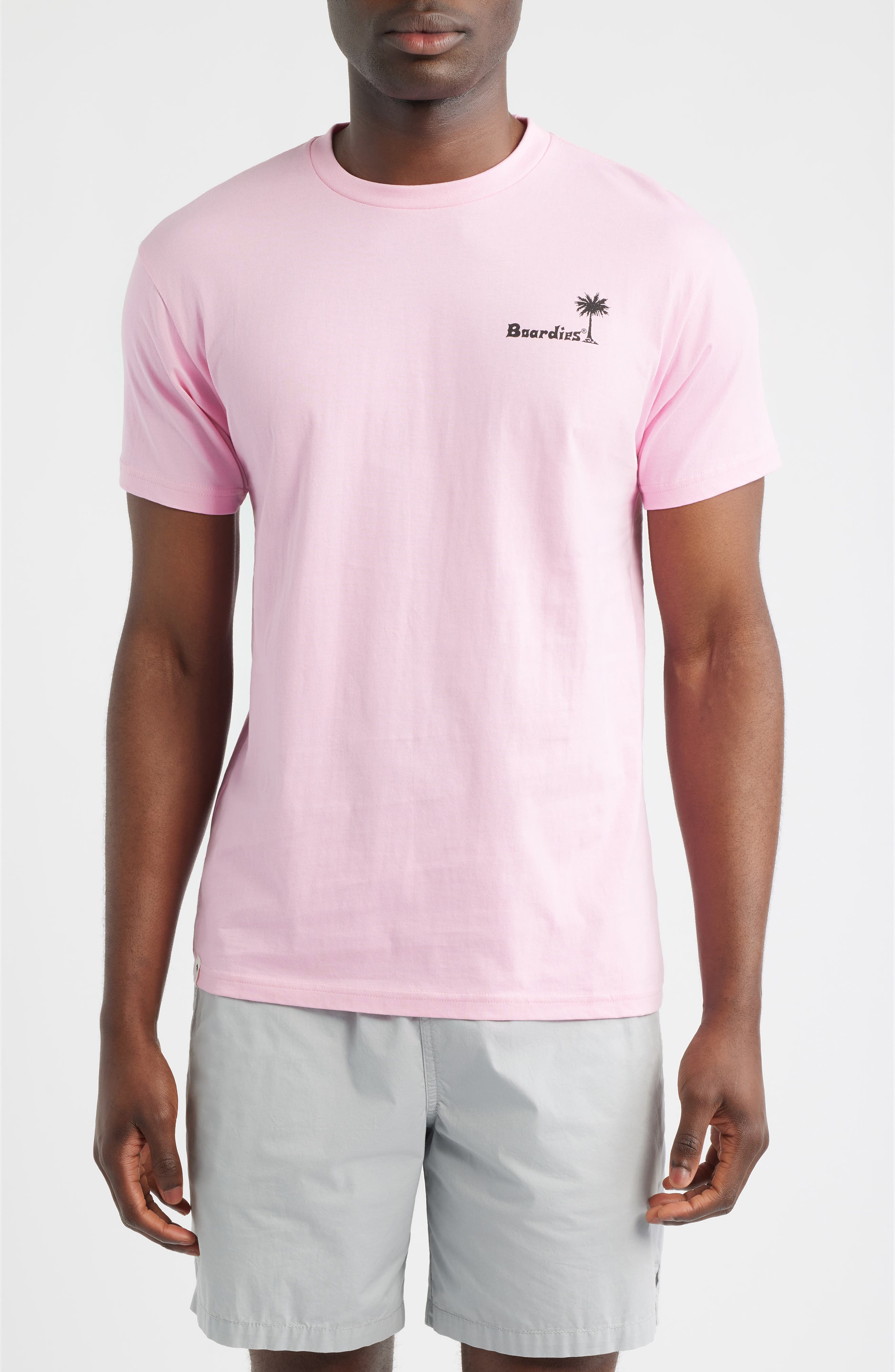 Boardies Mount Agung Graphic T-shirt In Pink