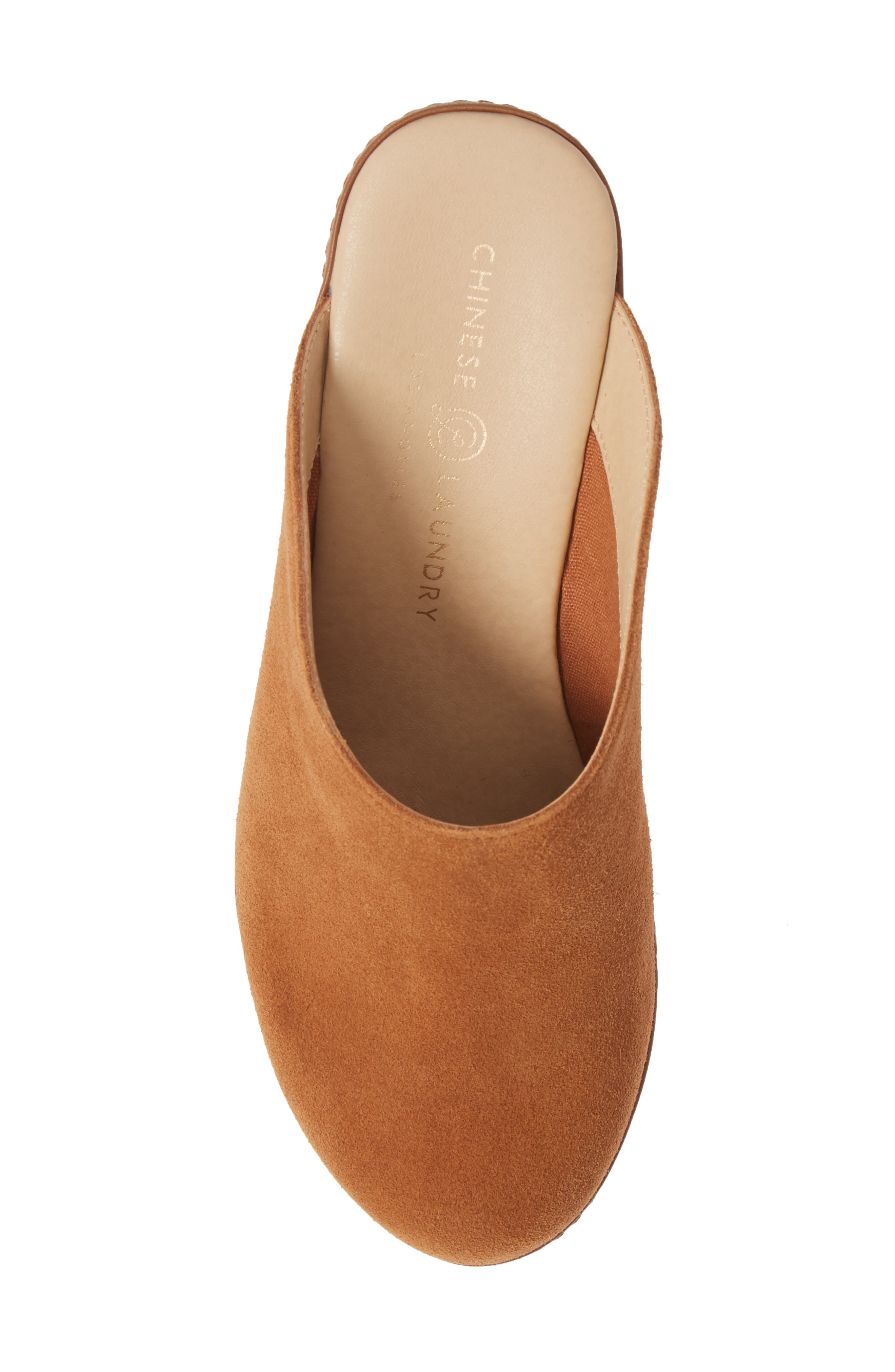 Florina Clog, Alternate, color, AGED COGNAC SUEDE