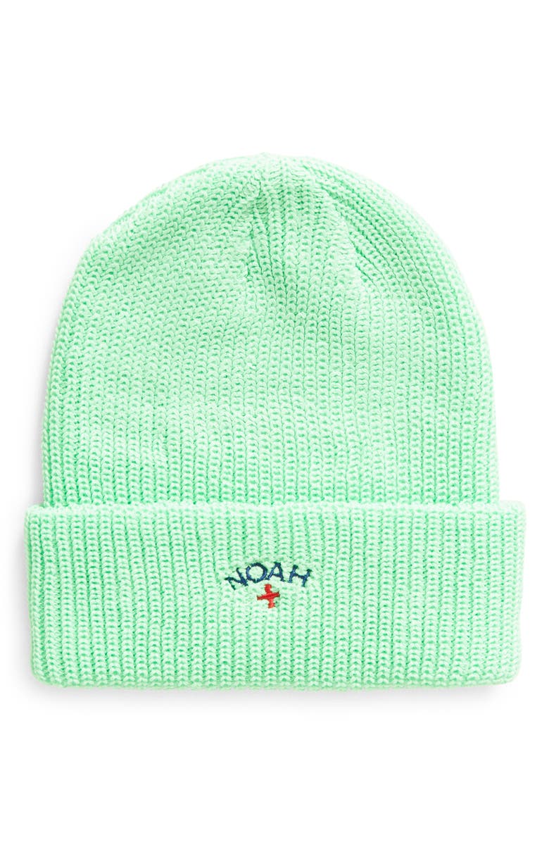 Noah Core Logo Embroidered Beanie, Main, color, 
