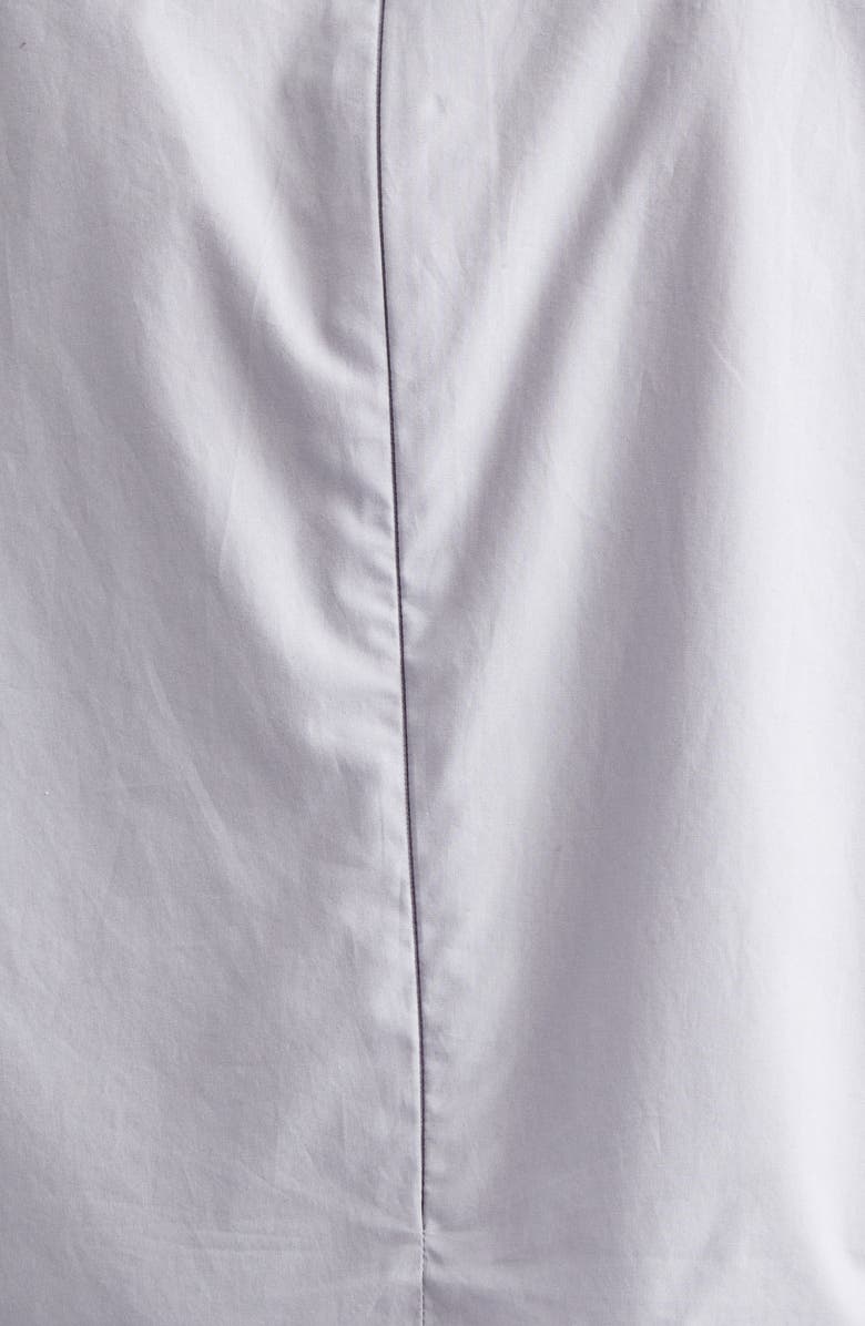 Giorgio Armani Popeline Boxy Cotton Top, Alternate, color, Lilac
