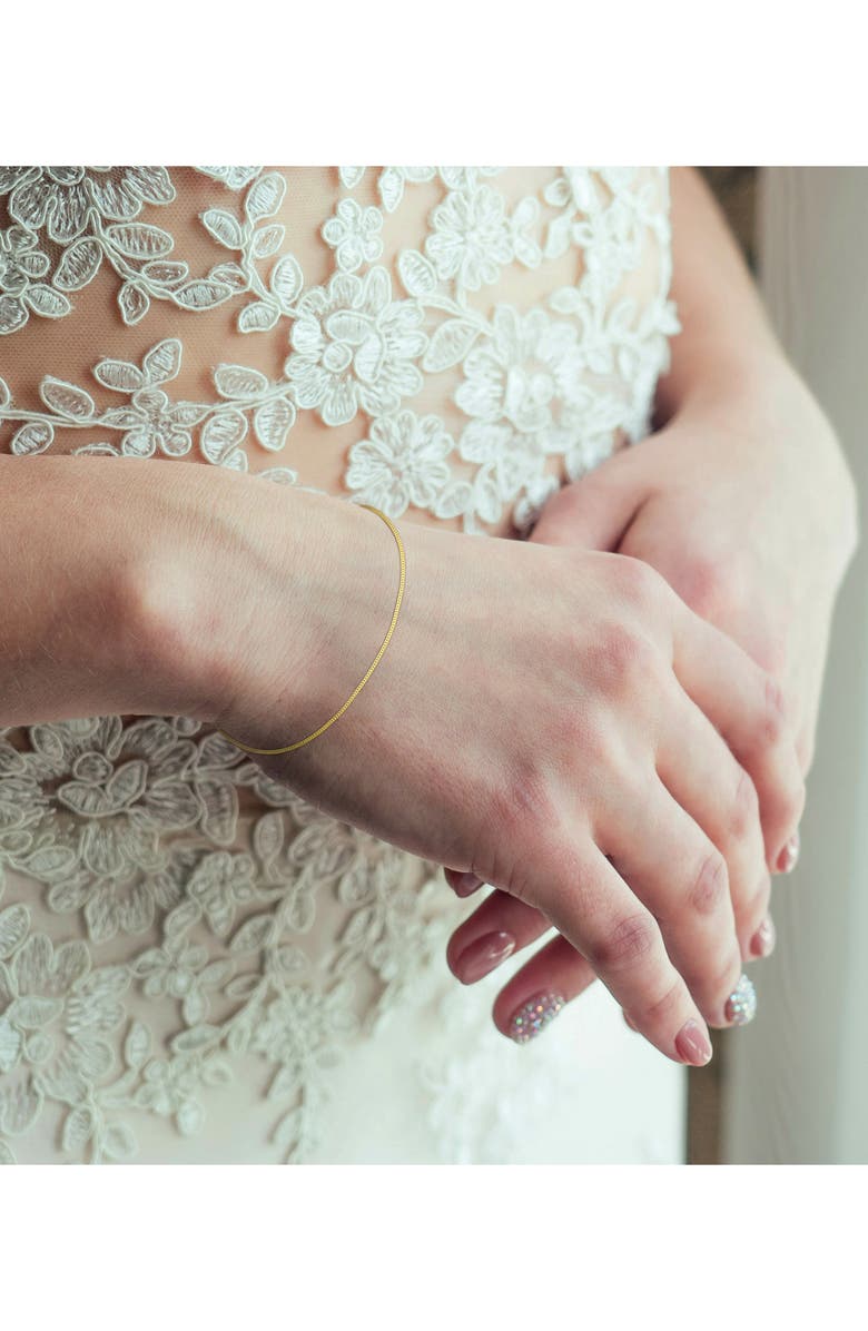 DELMAR Flat Curb Chain Bracelet, Alternate, color, 