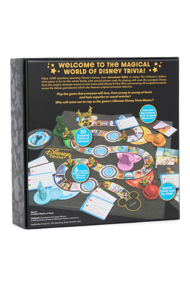 The Magical World of Disney Trivia Game, Alternate, color, BLACK