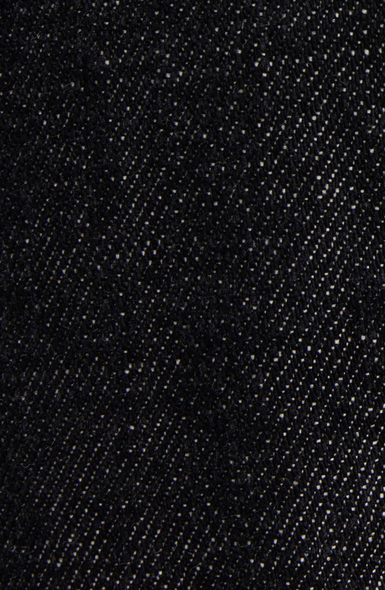 Alaïa Cotton Denim Round Jeans, Alternate, color,