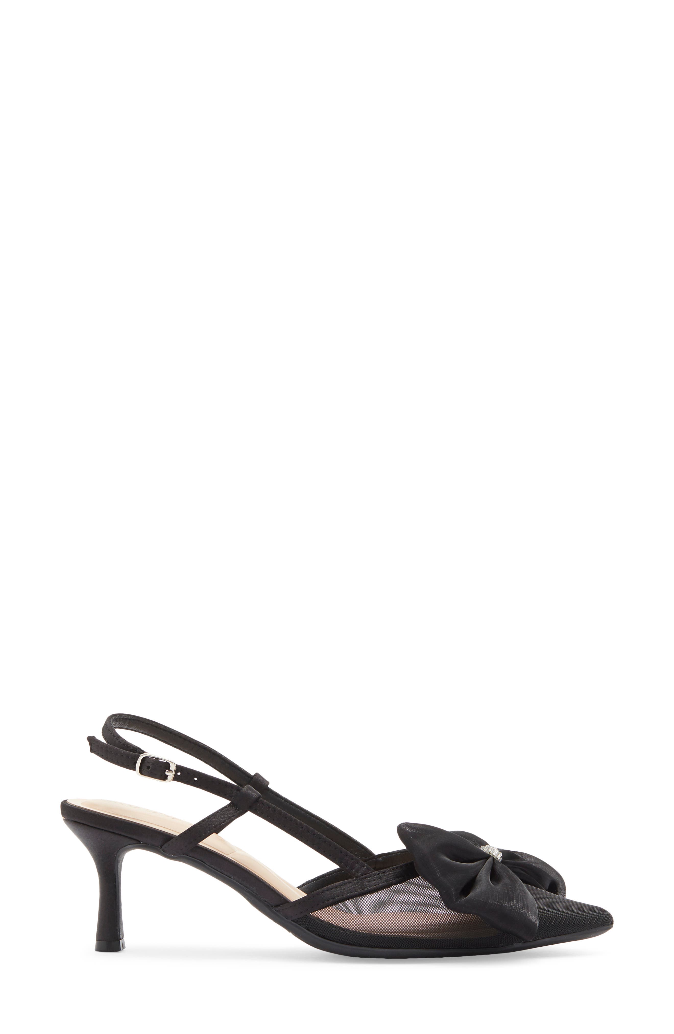 Snazzy Slingback Sandal, Alternate, color, BLACK