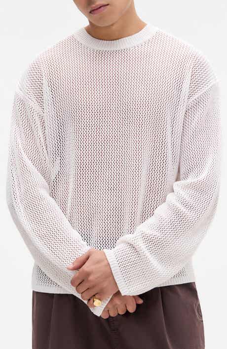 BDG Urban Outfitters Open Knit Mesh Sweater