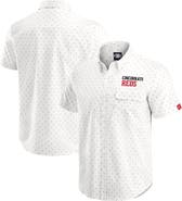 Darius Rucker Collection by Fanatics Men's Darius Rucker Collection by Fanatics  Cream Cincinnati Reds Printed Button-Down Top