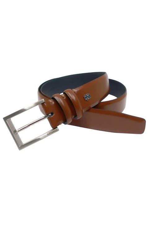 Mens Leather Dress Belt