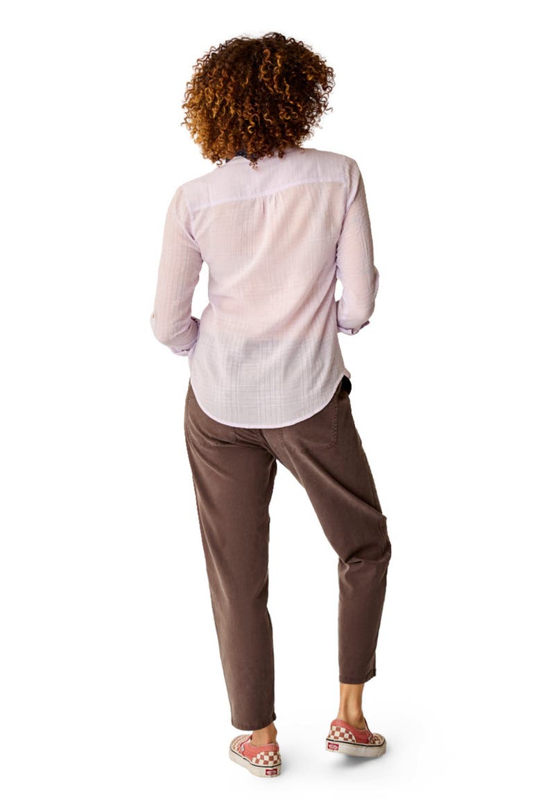 Zoe Twill Pant, Alternate, color, Espresso