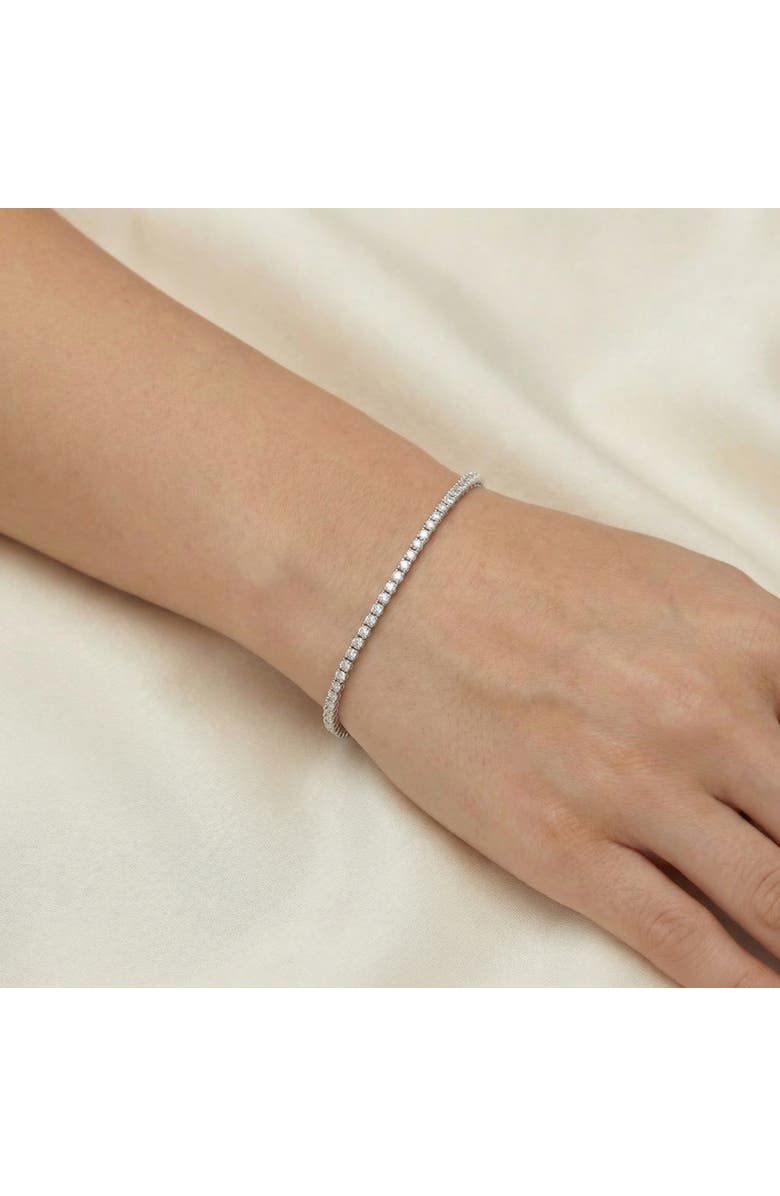 Bliss Diamond 2 cttw Lab Grown Diamond Tennis Bracelet 14 KT Gold 7", Alternate, color, 14K White Gold