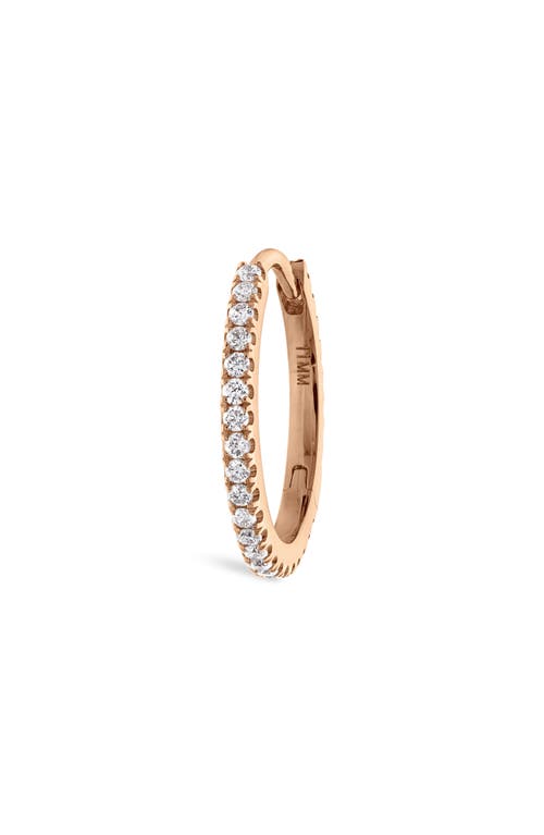 MARIA TASH MARIA TASH DIAMOND ETERNITY SINGLE CLICKER HOOP EARRING