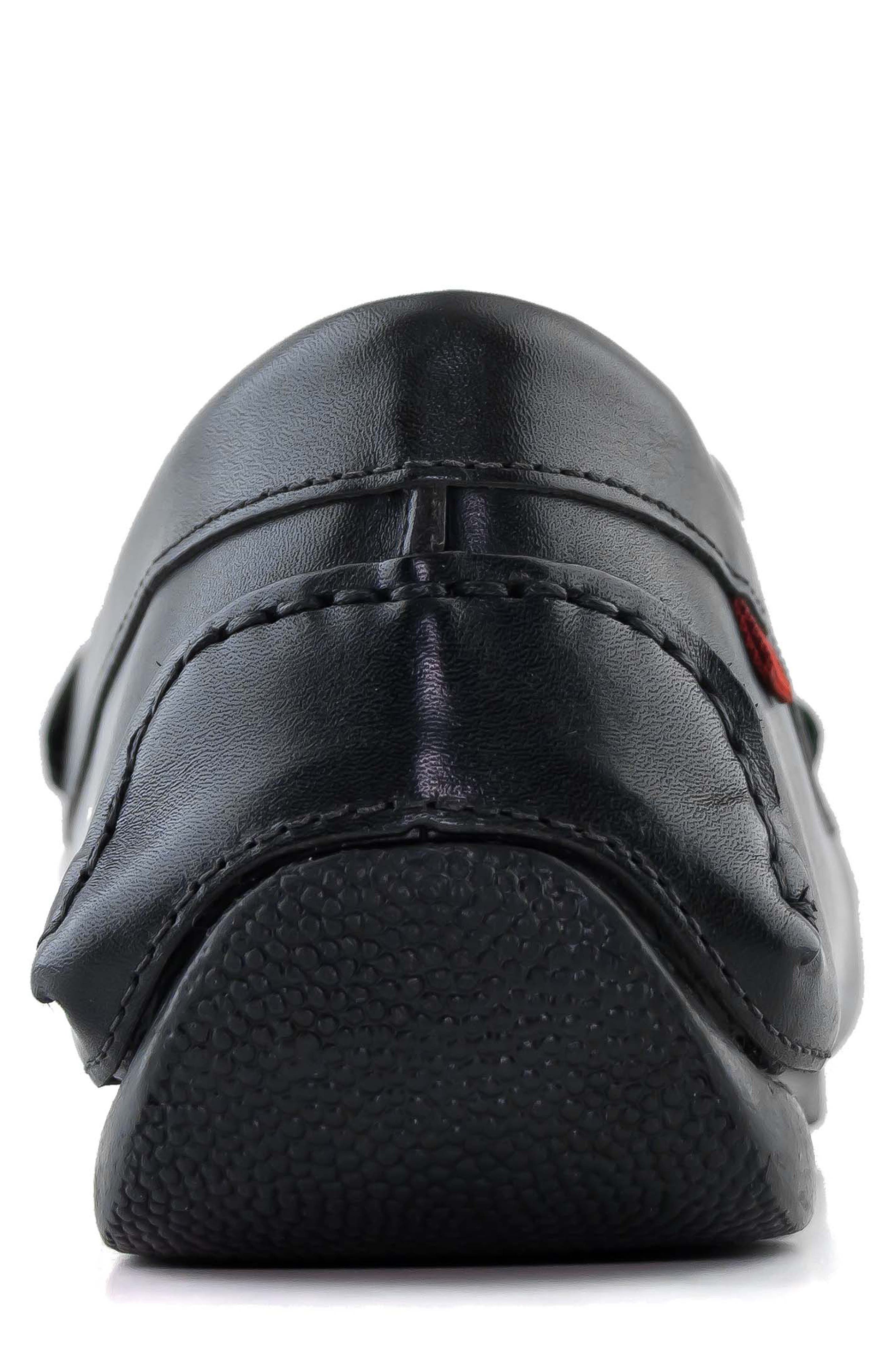 Marc Joseph New York Greenwich Perforated Driver, Alternate, color, Black Napa Perforated