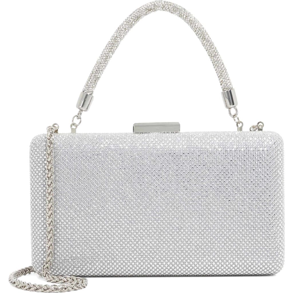 Dune London Beaut Top Handle Frame Clutch in Silver  product