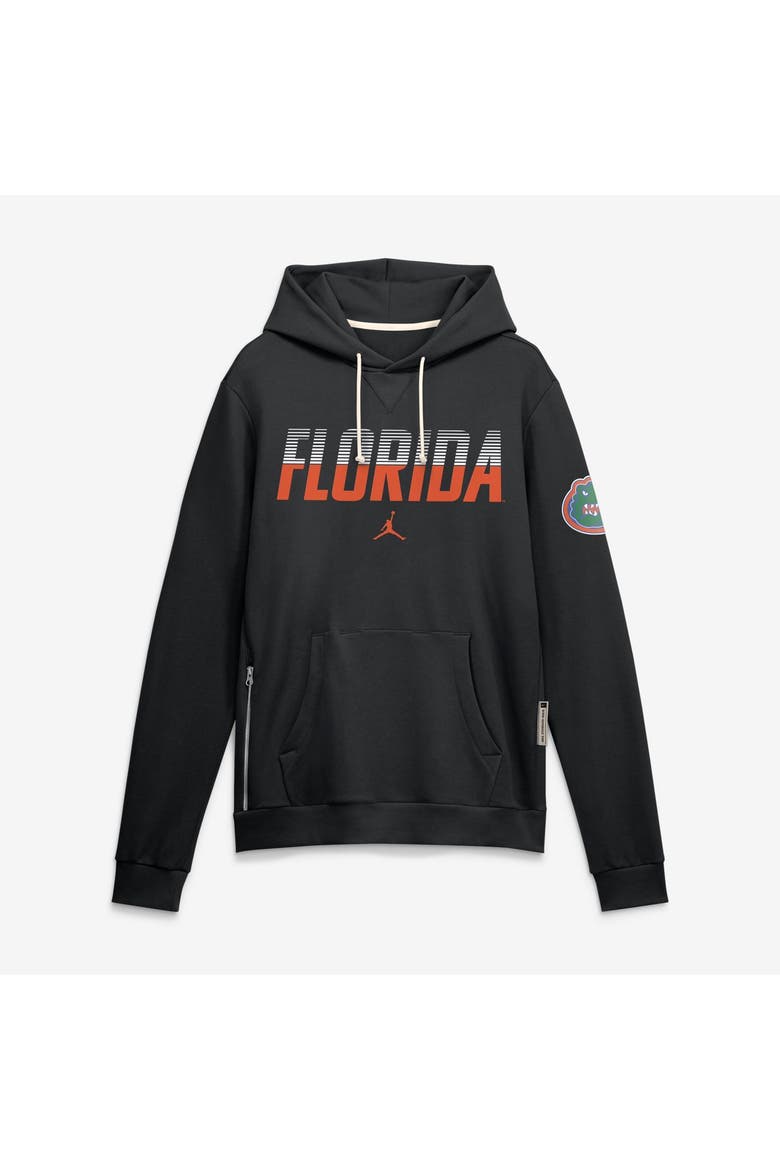Men's Jordan Brand Black Florida Gators 2026 Sideline Standard Issue Dri-FIT Hoodie, Main, color, Black