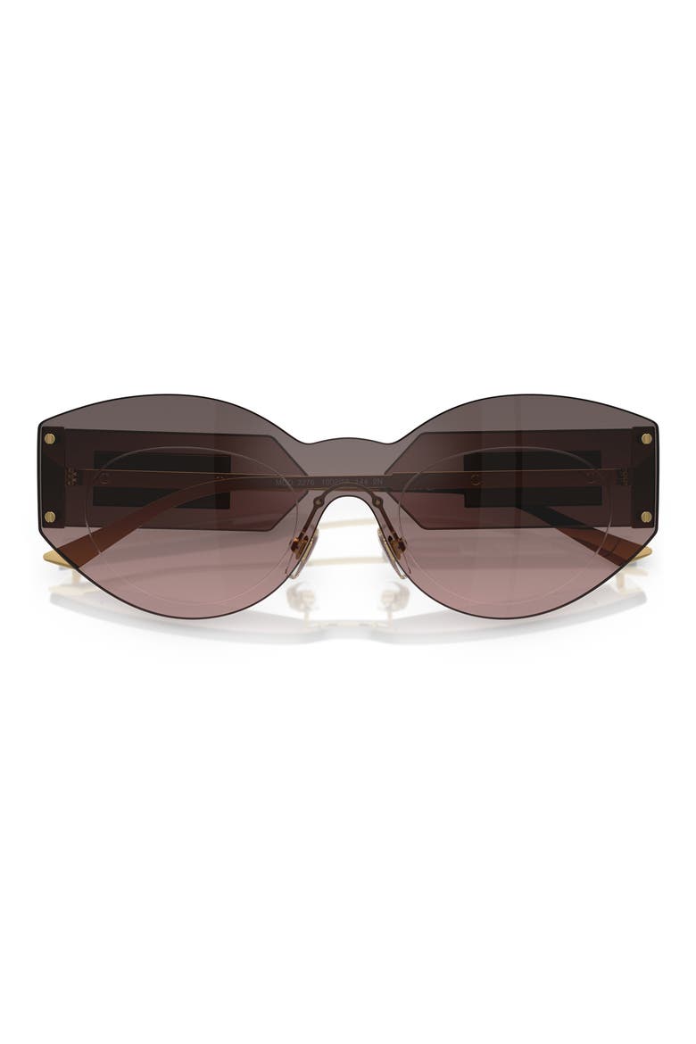 44mm Irregular Sunglasses, Alternate, color, SILVER