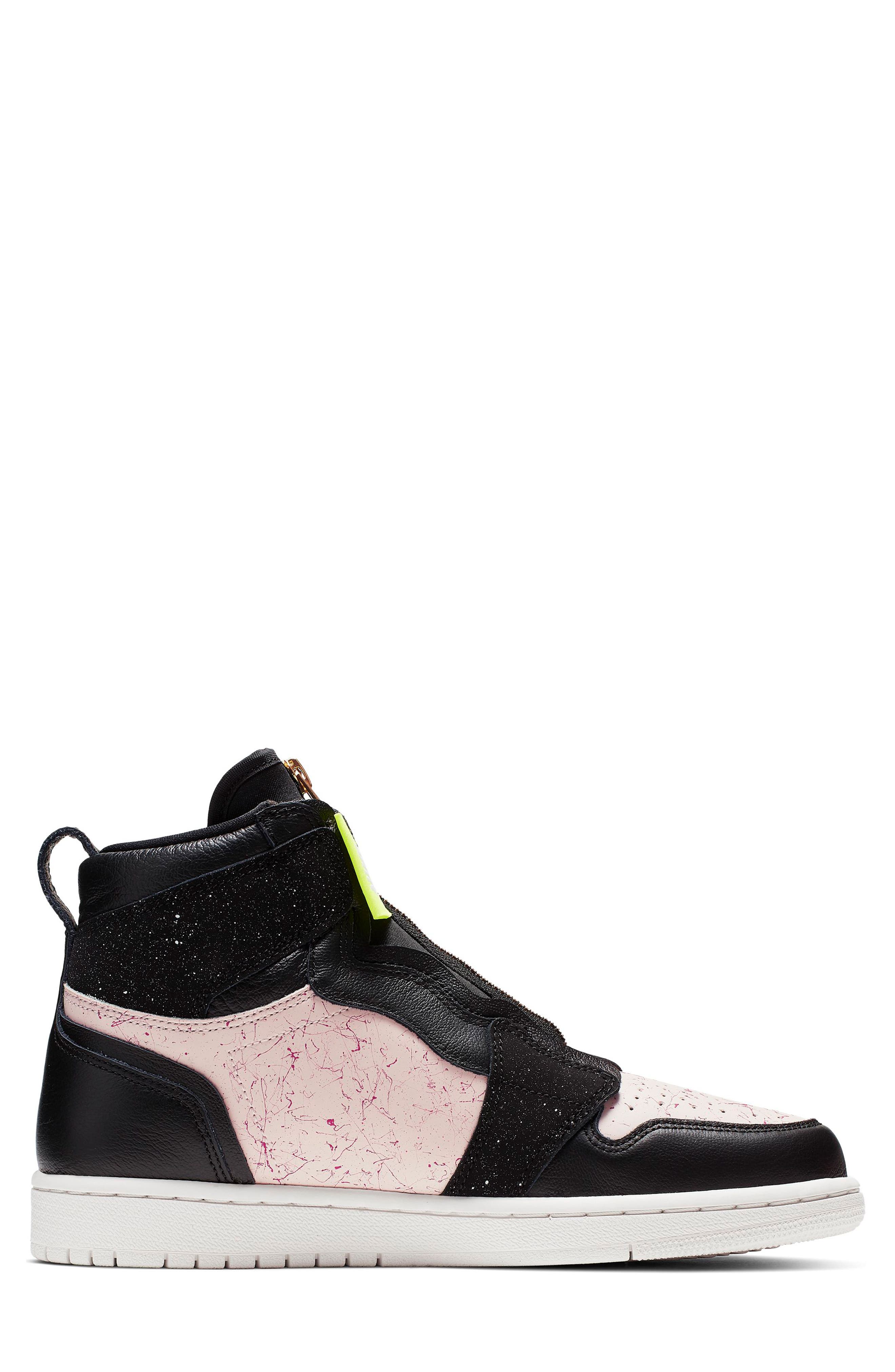 Nike Air Jordan 1 Zip High Top Sneakers, Alternate, color, 