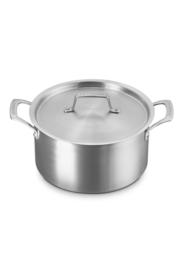 Essential 6.25-Quart Stainless Steel Deep Round Stockpot, Alternate, color, STAINLESS STEEL