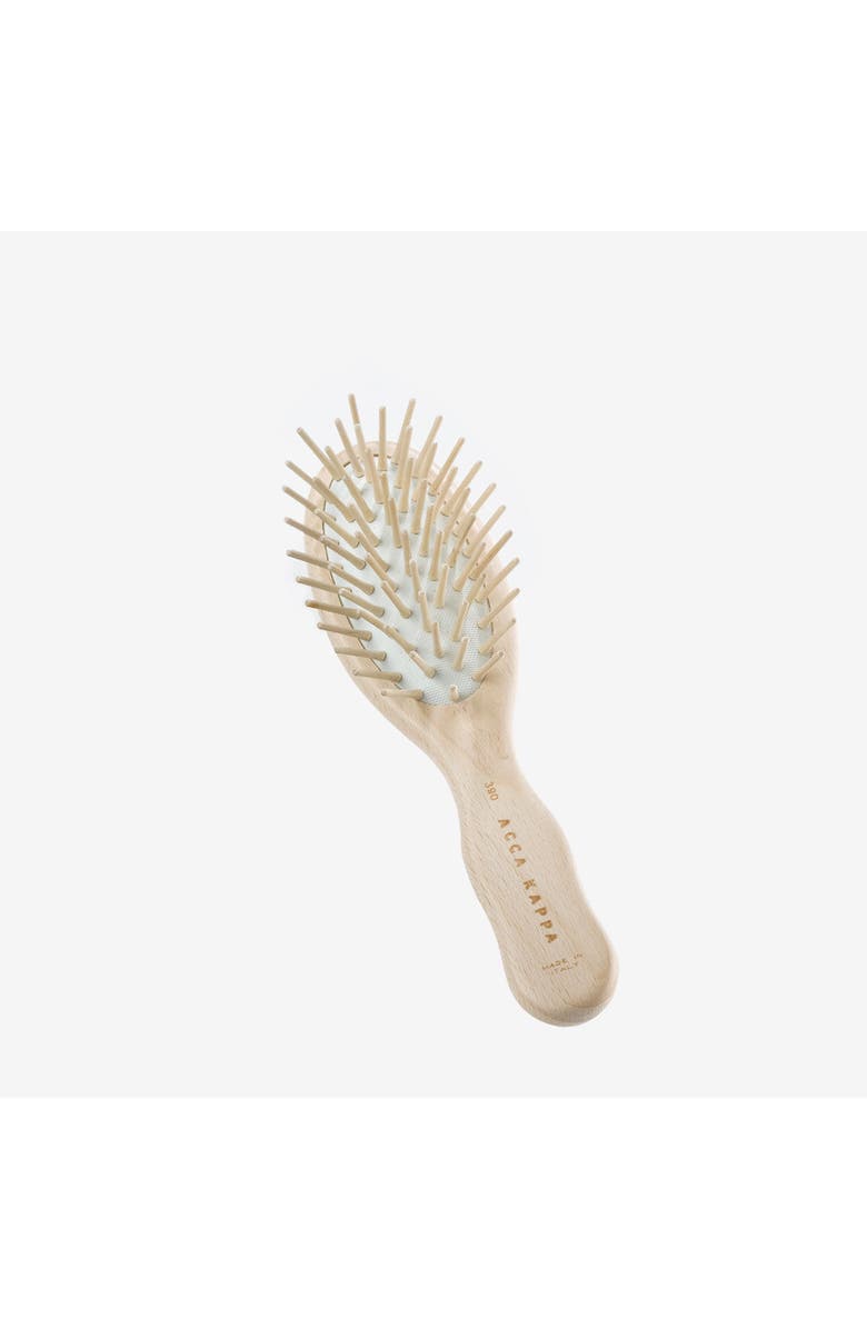 ACCA KAPPA Natura Oval Brush - Wooden Pins, Main, color, Wood