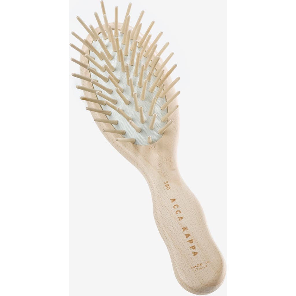 Acca Kappa Natura Oval Brush In Brown