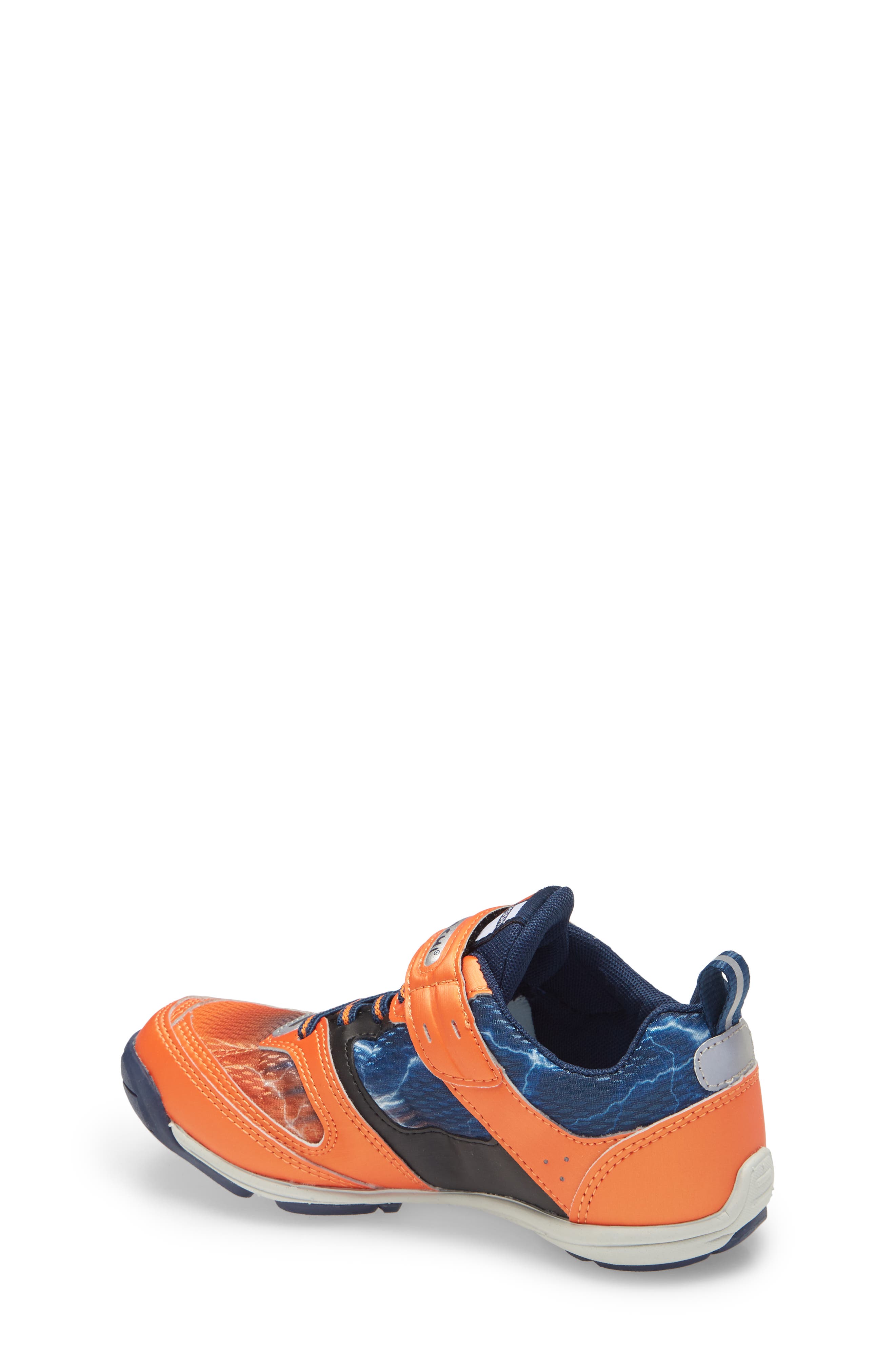 Tsukihoshi Mako Washable Sneaker, Alternate, color, Orange/ Navy