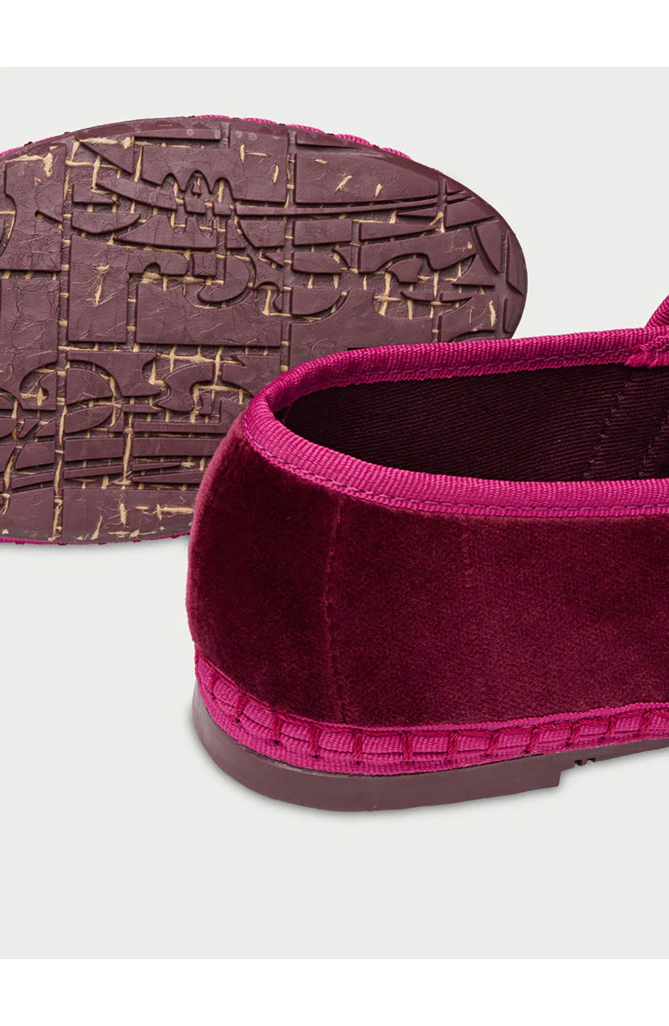 Claire Mary Jane Flat, Alternate, color, BURGUNDY