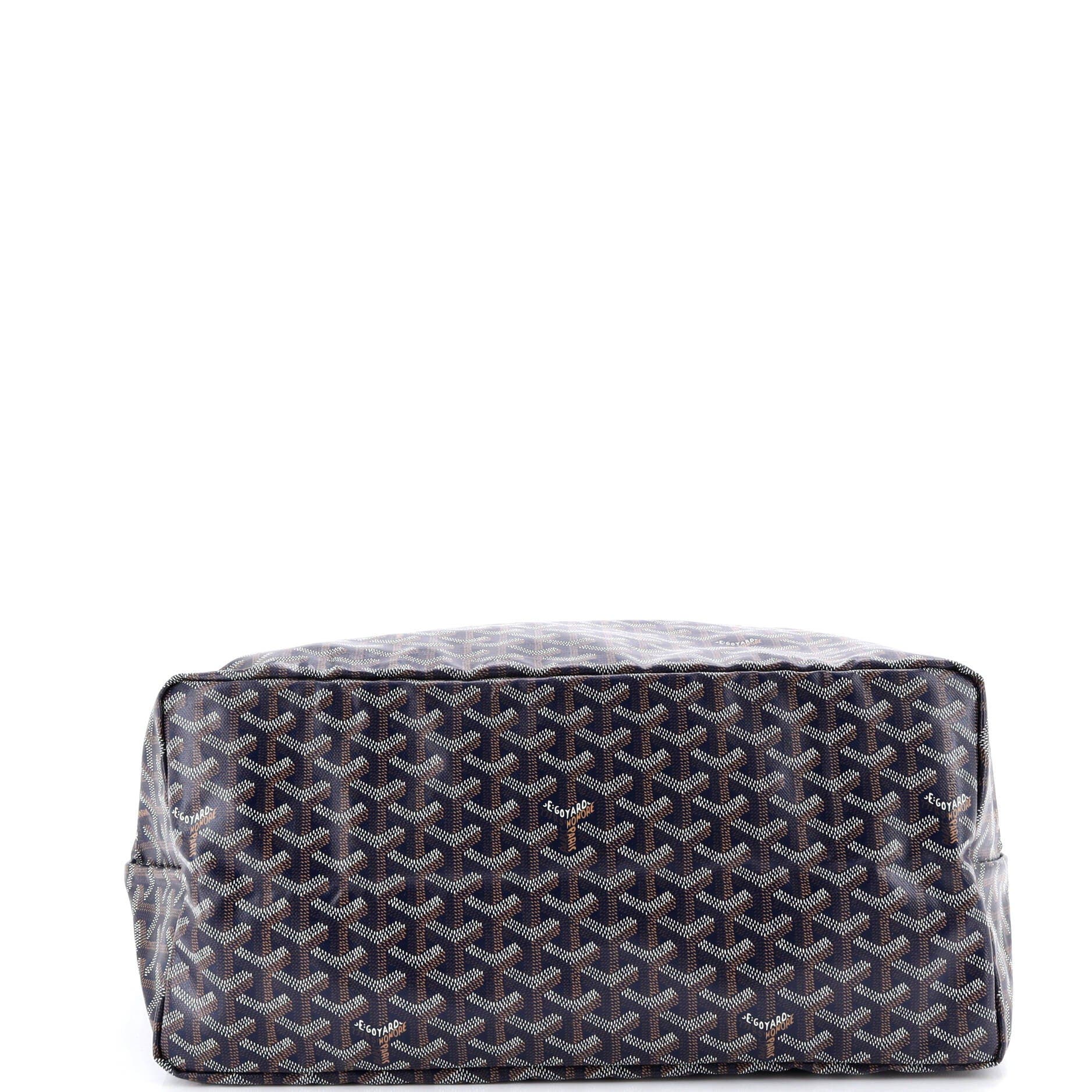 Pre-Owned Goyard Saint Louis Tote Coated Canvas GM, Alternate, color, Blue