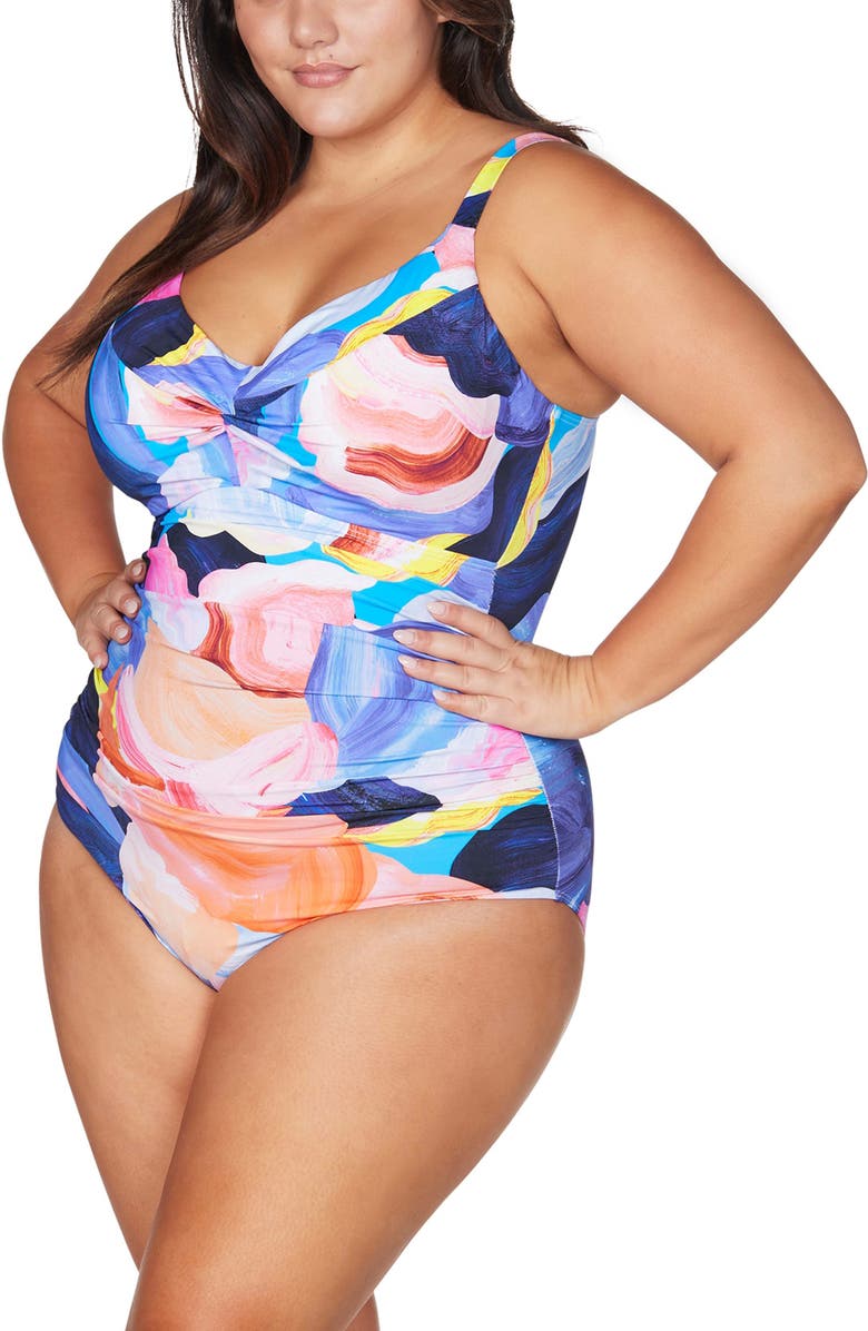Artesands Arte a La Rue Monet D- & DD-Cup One-Piece Underwire Swimsuit, Alternate, color,