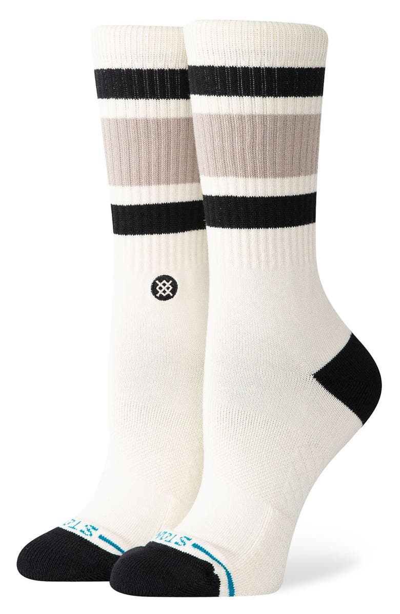 Stance Boyd Crew Socks, Alternate, color, Stringgrey