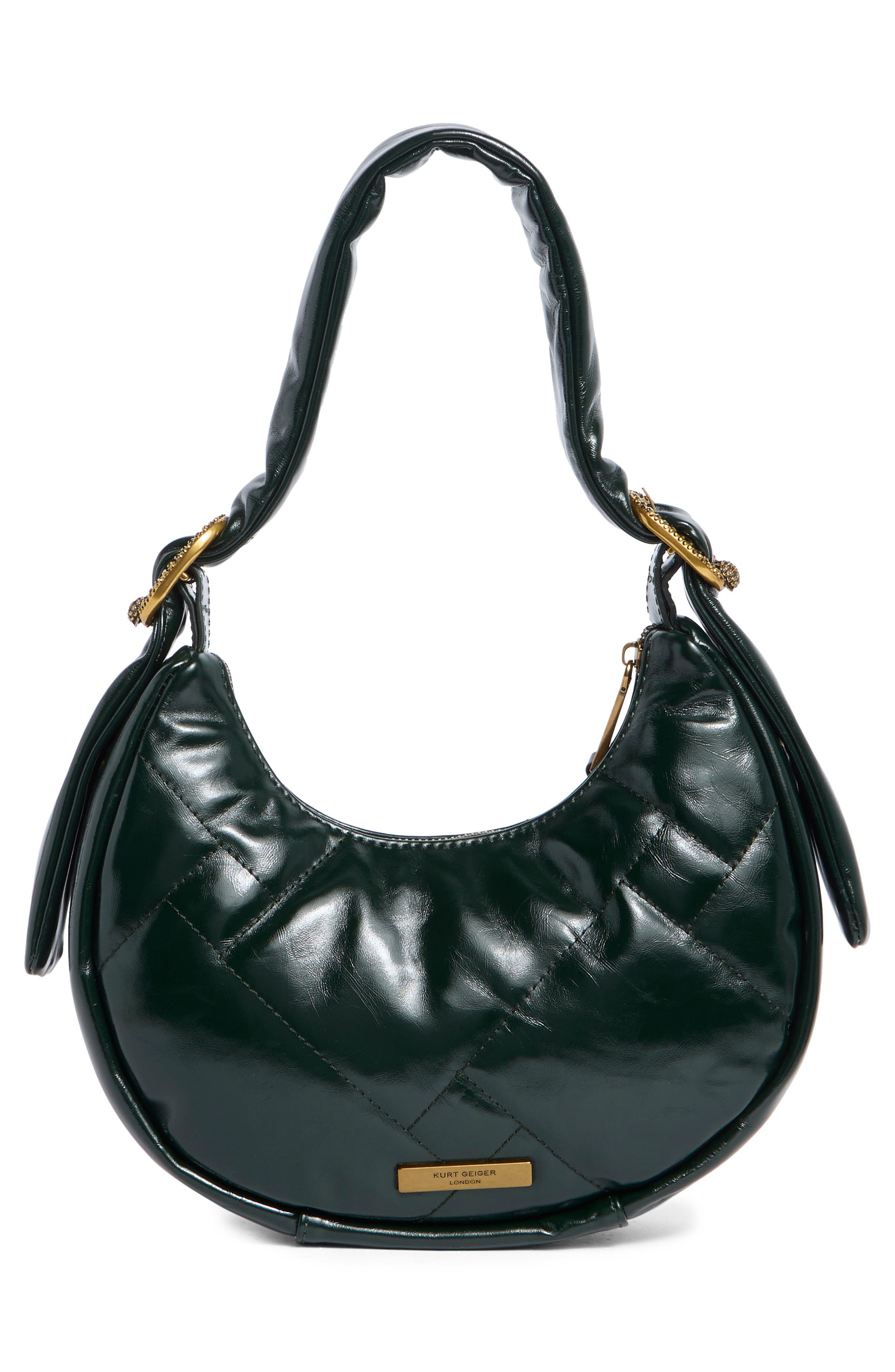 Kurt Geiger London Small Kensington Puff Quilted Leather Hobo Bag, Alternate, color, 