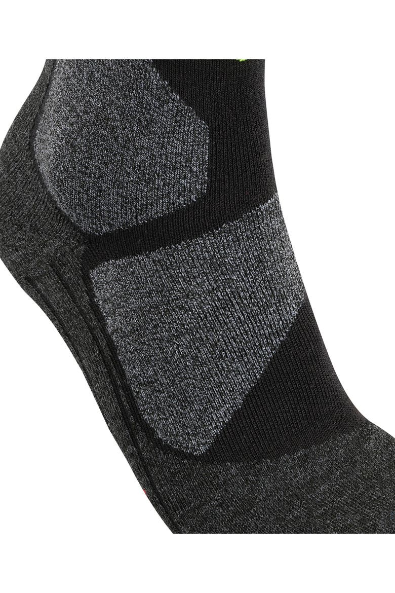 SB2 Intermediate Snowboarding Socks, Alternate, color, Black-Mix