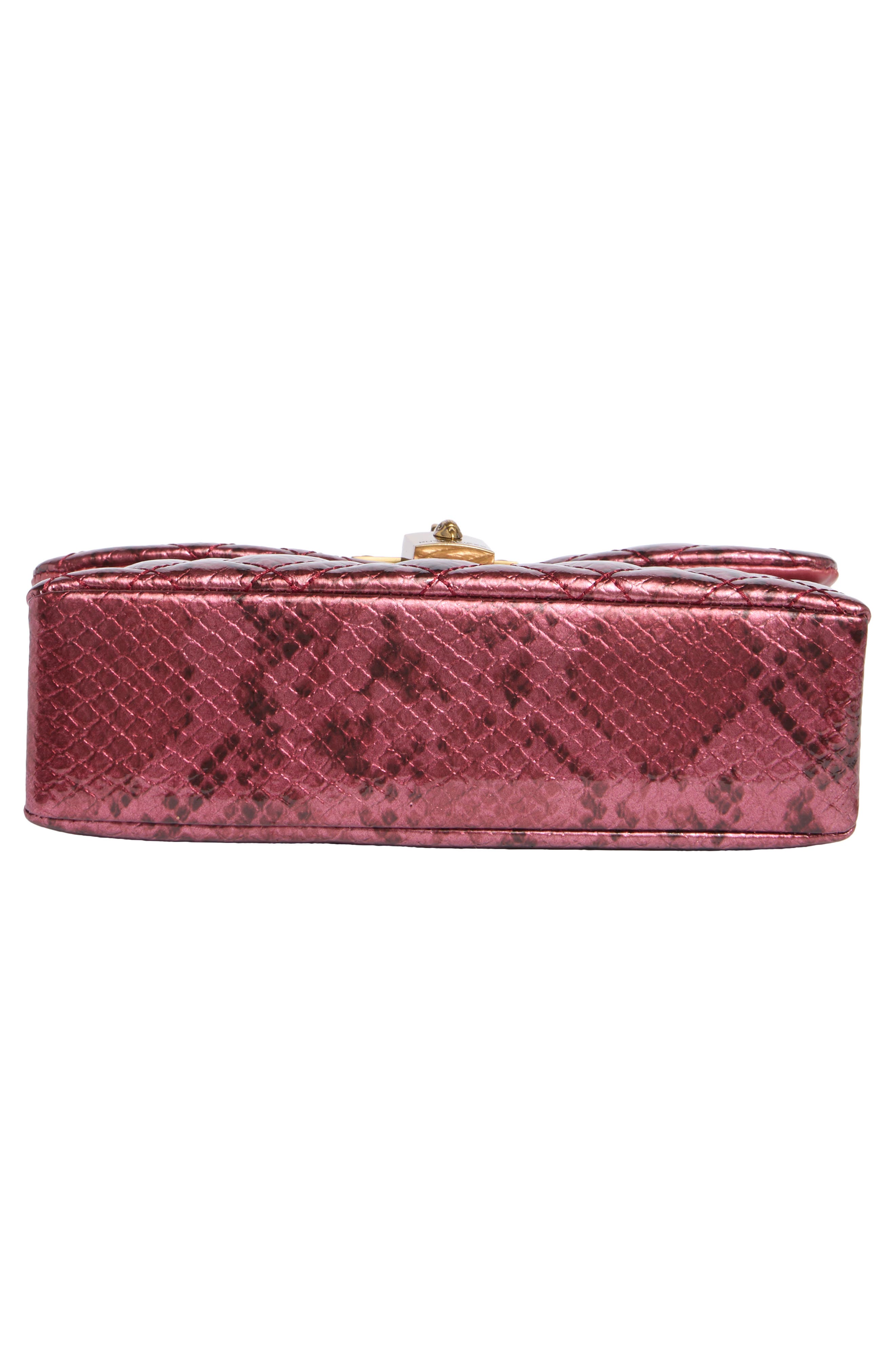 Kurt Geiger London Mini Brixton Lock Bag, Alternate, color, Pink/ Dark Red