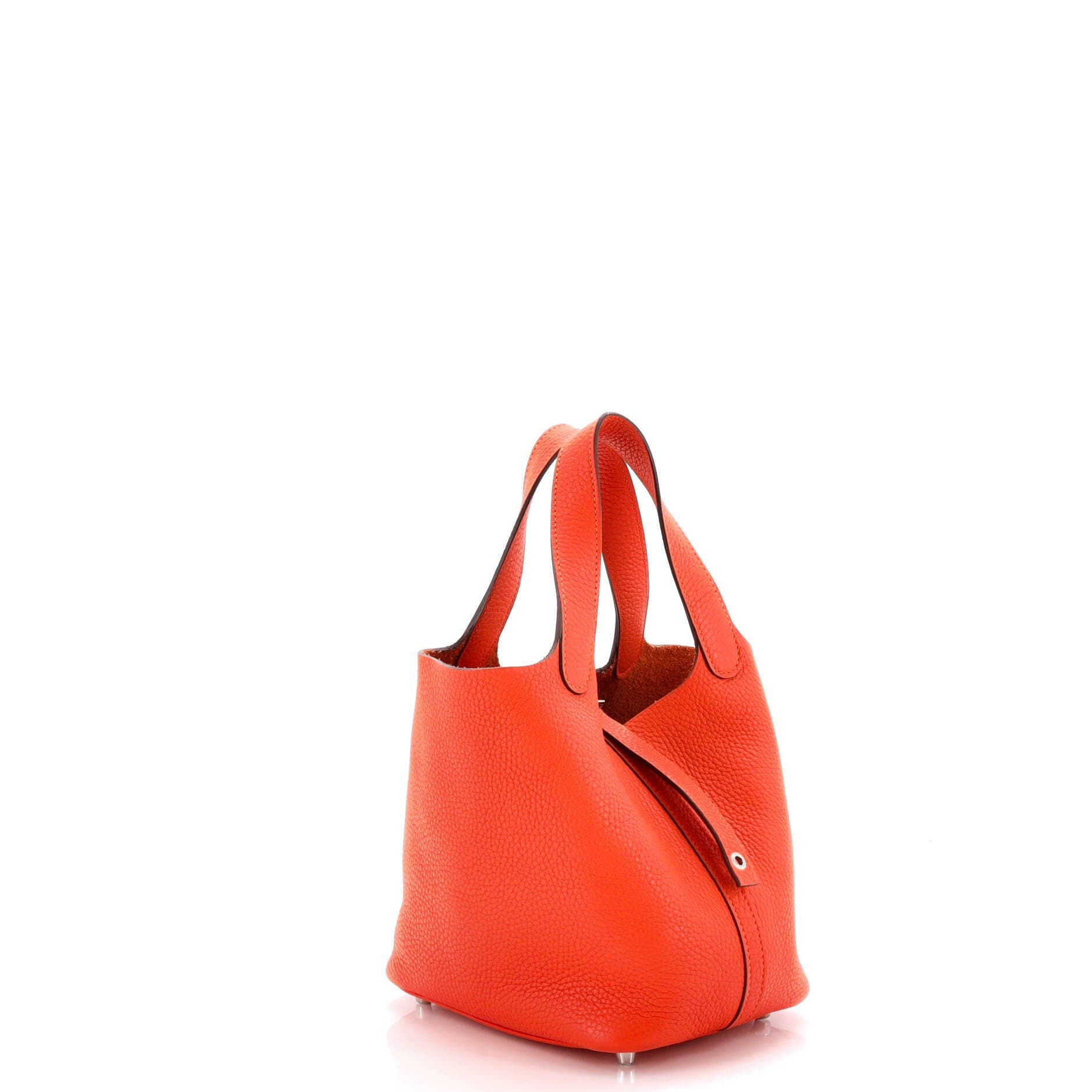 Pre-Owned Hermes Picotin Lock Bag Clemence PM, Alternate, color, Feu