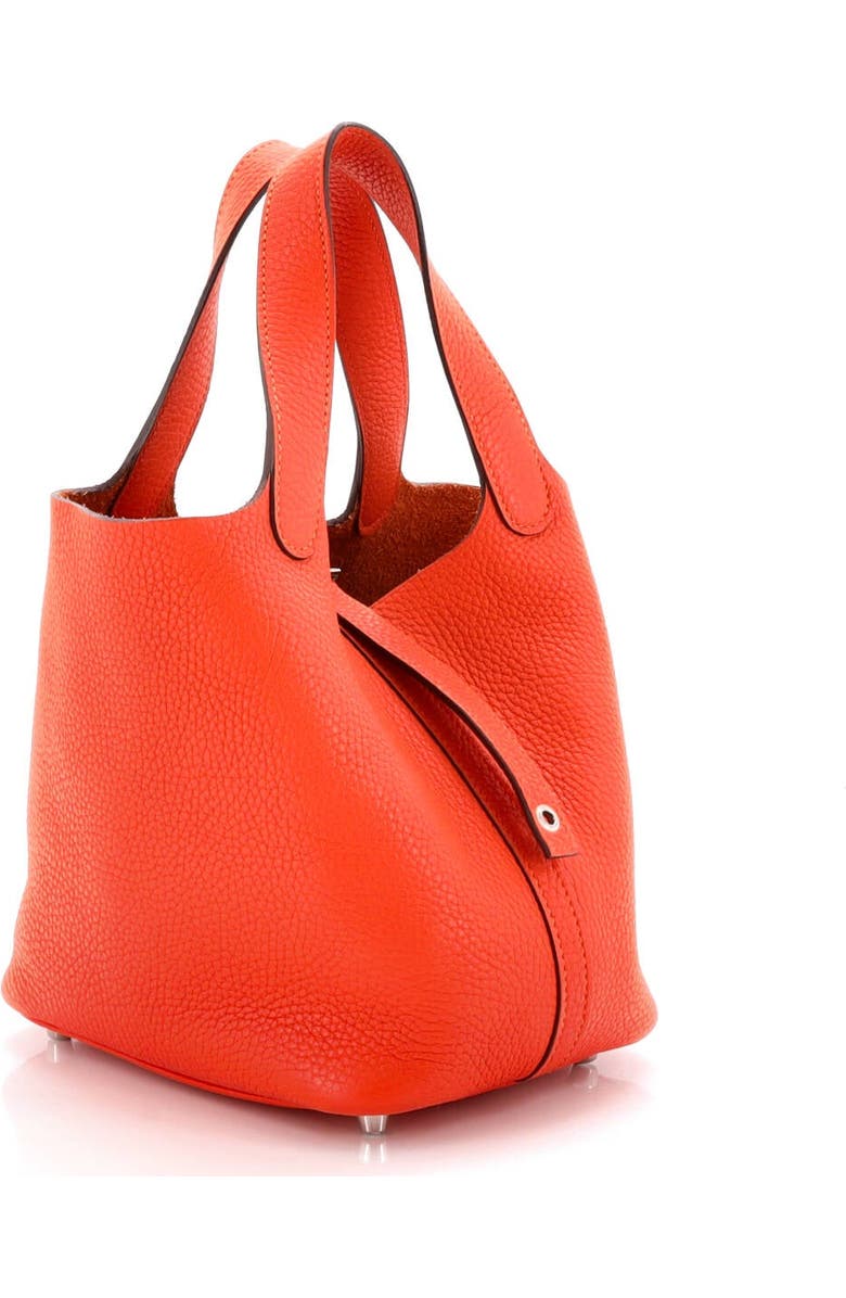 Pre-Owned Hermes Picotin Lock Bag Clemence PM, Alternate, color, Feu