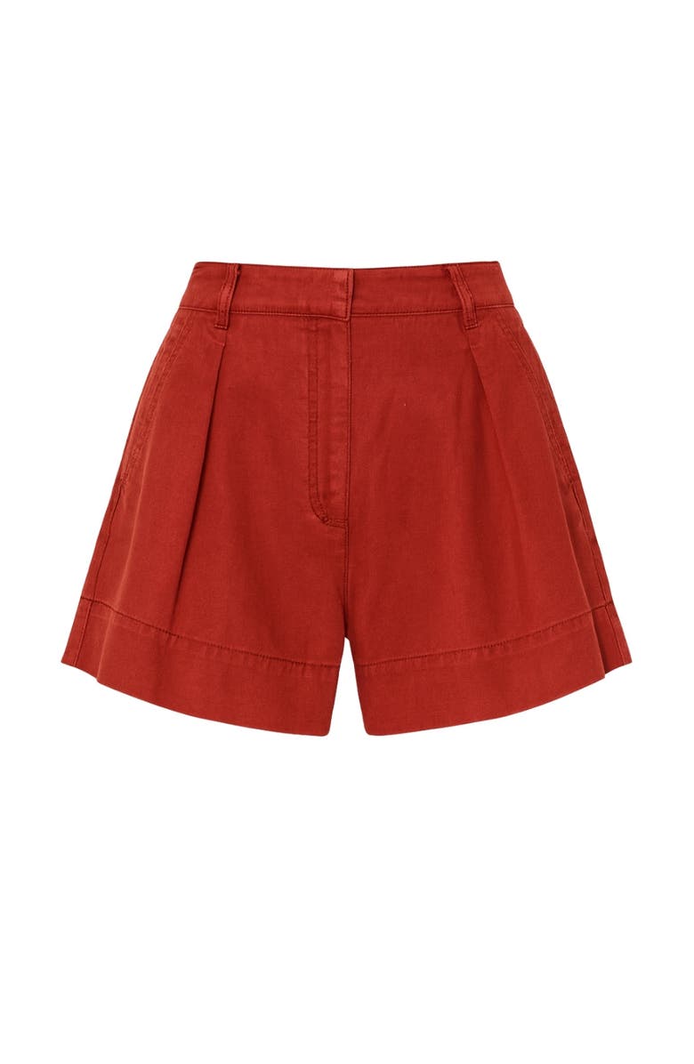 Rebecca Taylor Remi Garment Dyed Short, Alternate, color, Burnt Sienna