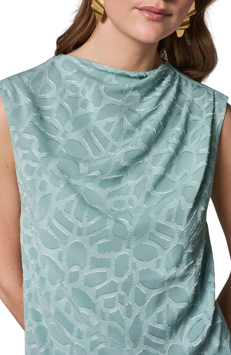 Donna Karan New York Gathered Texture Sleeveless Top, Alternate, color, Waterlily