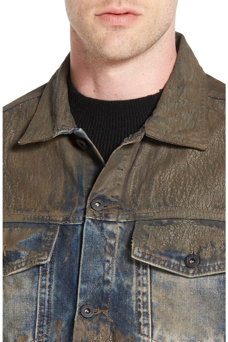 Mud Denim Jacket, Alternate, color, INDIGO