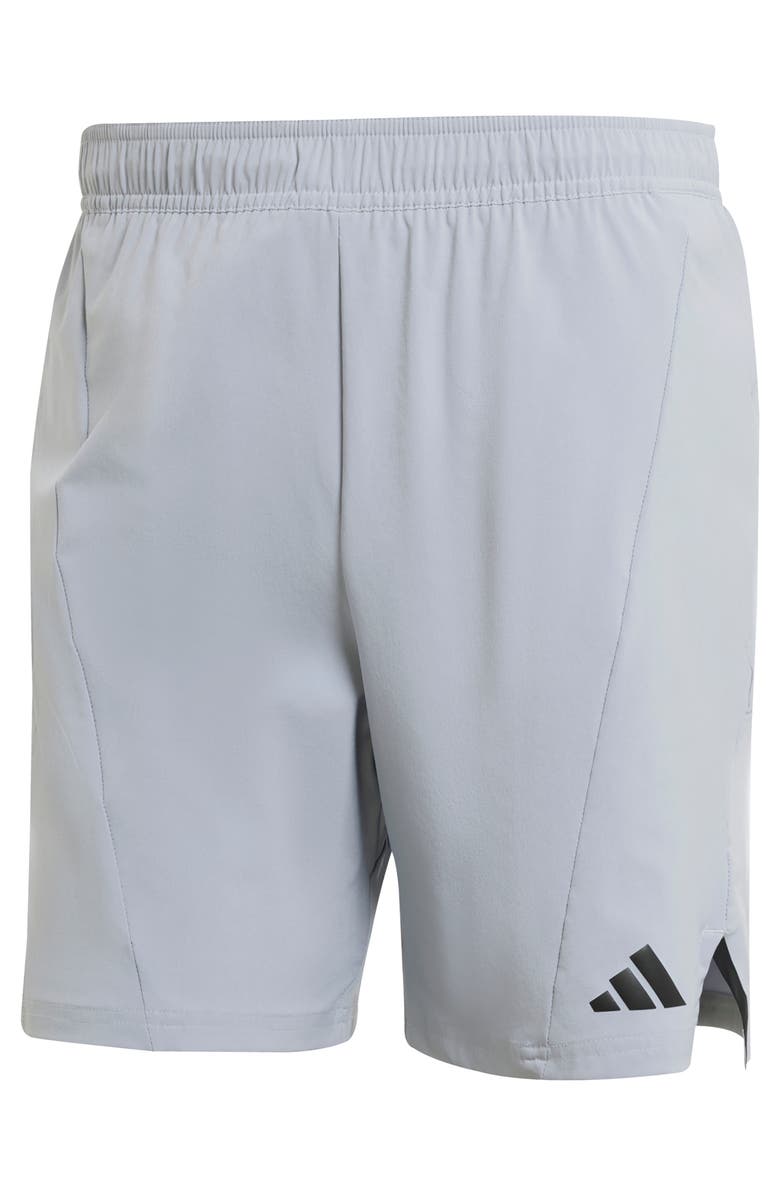 adidas Designed for Training 7-Inch Shorts, Alternate, color, Halo Silver